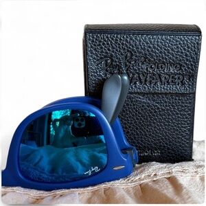 Y2k Ray-Ban Folding Wayfarer RB4105 Blue Mirror Sunglasses Compact Travel